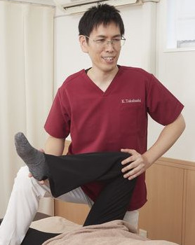 施術中の写真